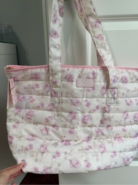 LoveShackFancy x target - Sterling Dusk / Ribbon Rosa tote